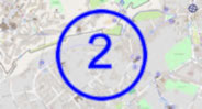 mapa Bergamo Cittá Bassa
